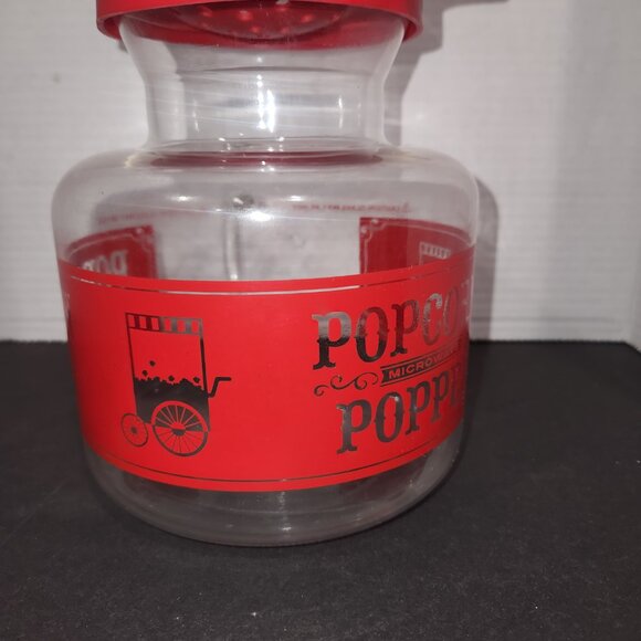 Glass Microwave Popcorn Popper by Sharper Image with Package of Paper Bags - Picture 5 of 5